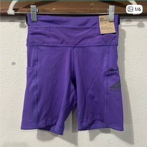 Nike Women's Purple Dri-FIT Running Shorts